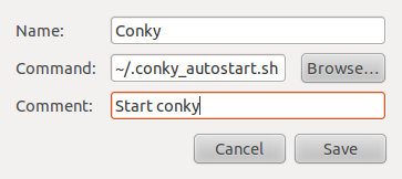 Startup Conky